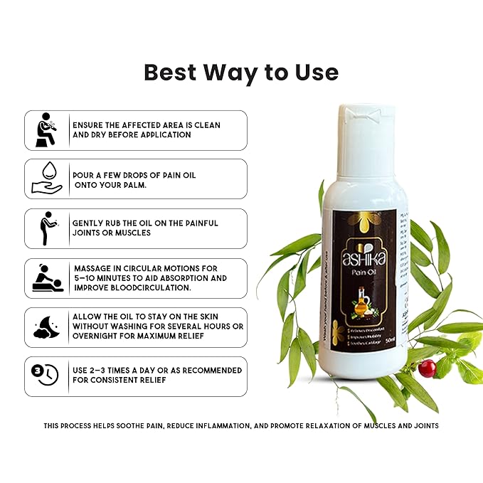 Ashika Pain Oil Bottle 50 Ml 5