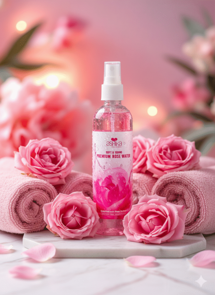Pure Rose Water Bottle – Ashika Herbals